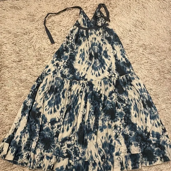blue jean zip up dress Ikat Print Empire Kimono Maxi Dress